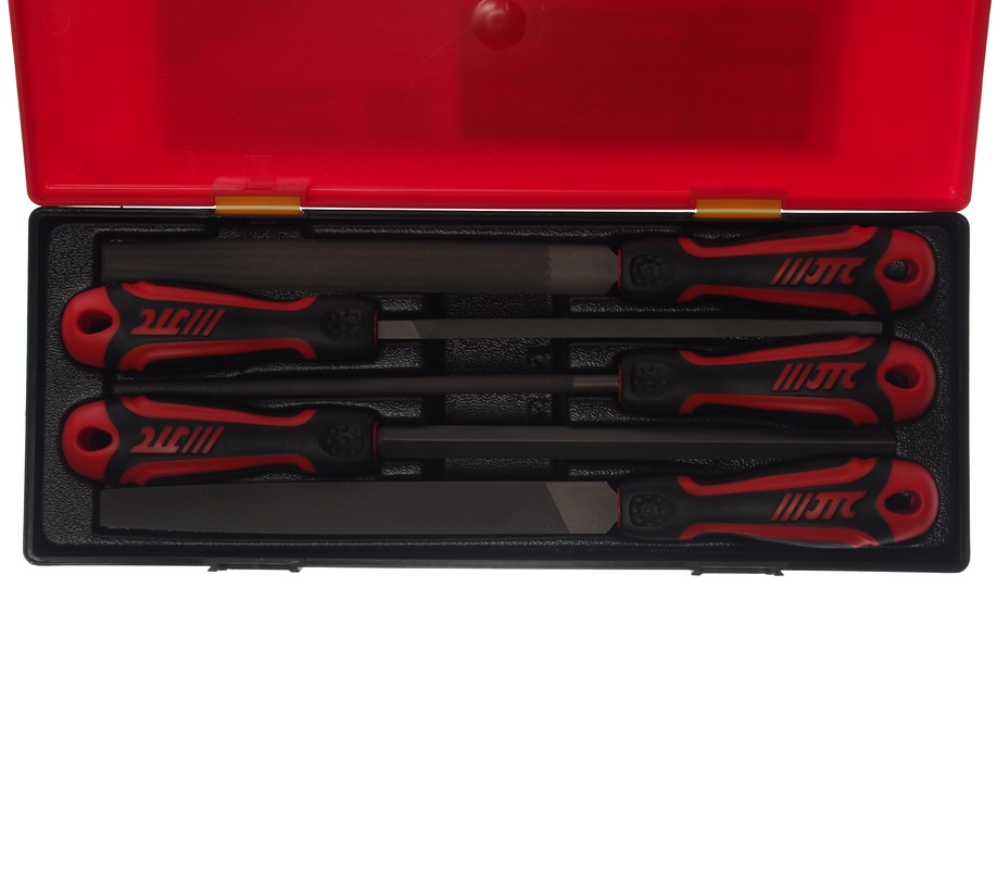 Набор напильников 8" (в кейсе) 5шт JTC-K8053 