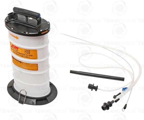 Приспособление для откачки технических жидкостей с ручным приводом, емкость 10л JTC-1020