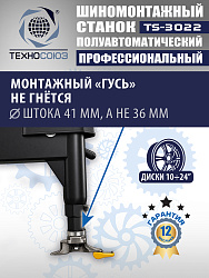 TS-3022 Станок шиномонтажный полуавтомат